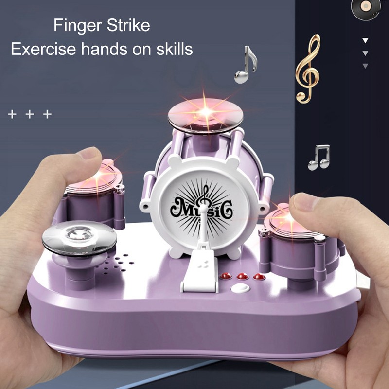 Finger Touch Drum Early Educational Simulation Electronic Tiny Desktop Finger