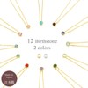 Jewelry Shop M Japanese-made Birthstone Necklace and Earrings Set with