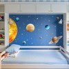 Outer Space Wall Decals，Solar System Outer Space Planets Peel and