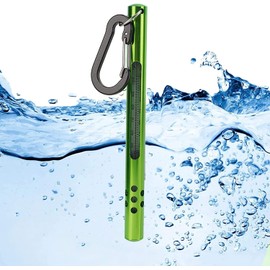 JOYGO FISHAN Fishing Thermometer for Fly Fishing Water Sea Bass Fishing Accessories Outdoor Water Stream Metal Thermometer (Green Color)