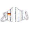 Wiederverwendbare Maske, weiß, Flagge Spanien, gestreift, elegant, originell, Herren, Damen,