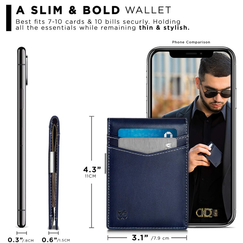 SERMAN BRANDS SERMAN BRANDS Money Clip Wallet - Mens Wallets