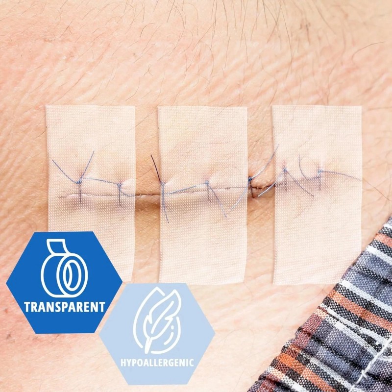 Med Pride 2 X Med Pride Transparent Surgical Tape 1