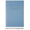 school exercise book ruled and margin A4 blue cover x