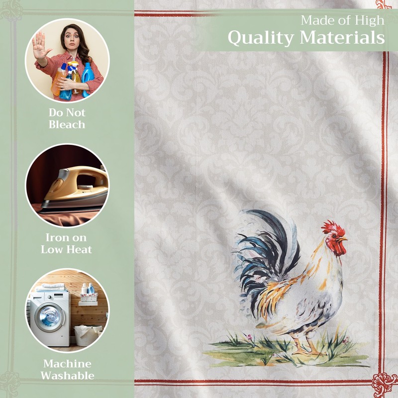 Maison d' Hermine Cloth Napkins 100% Cotton 45cm x 45cm