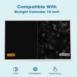 MZSPLENDIDY 2-Pack Screen Protector & 2-in-1 Stylus Pen Compatible with Skylight Calendar 15.6" | Anti-Glare | Paperfeel | Bubble-Free Installation | for Skylight Calendar Accessories Kit