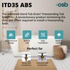 +OSB ITD35 ABS Island Tub Drain Rough-in for Freestanding Bathtub,