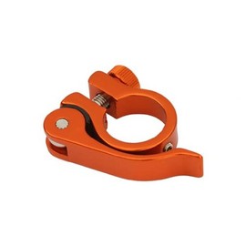 Alta Alloy Seat Post Clamp Outer Diameter 25.4mm Quick Release, Multiple Colors. (Orange)