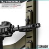 Savior Equipment Horizontal Steel Wall Mount Firearm Rifle Display Rack,