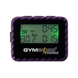Gymboss Charge Interval Timer and Stopwatch - (Carbon Purple Hardcoat)