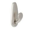 Command 54979 Forever Medium FC12-BN Polished Classic Metal Hook, Brushed