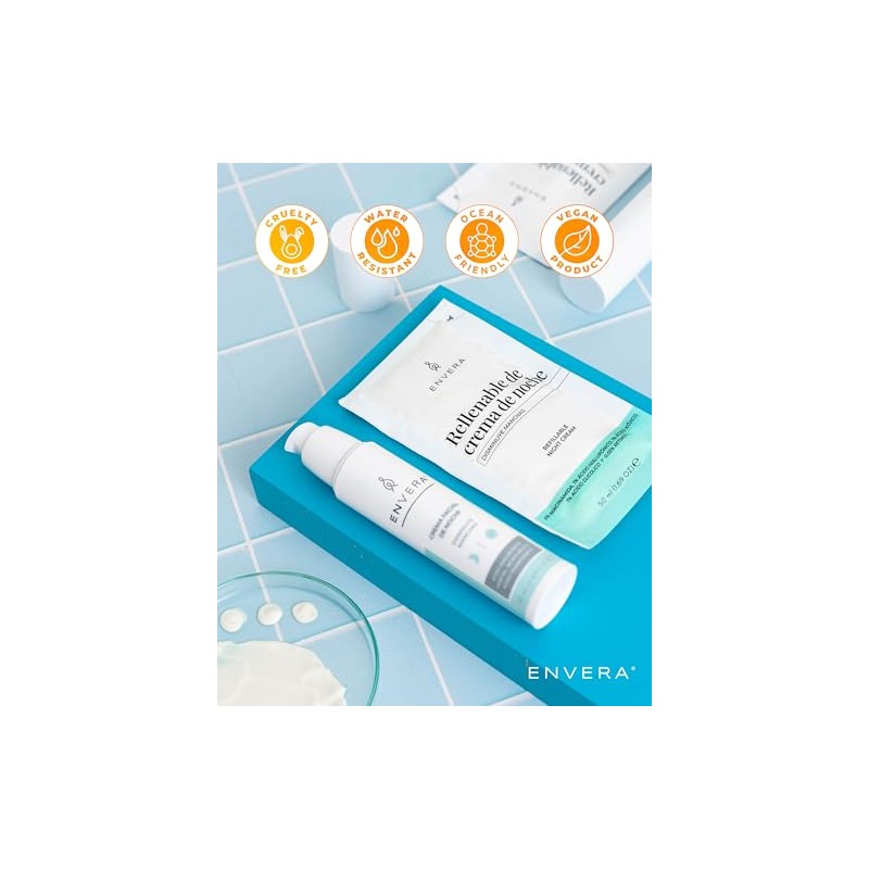 Envera Crema Noche Facial Retinol Niacinamida Ácido Hialurónico Rutina Nocturna