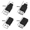 ECSiNG 4 x USB 2.0 to Mini USB Adapter USB