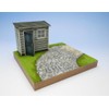 kobaani Model Studio 1/24 suuxi-tosutairusiri-zu and Cobble, Garden Shed, Assembly