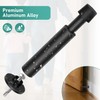6 Pack Door Stoppers, 112mm Long Door Stop, Spring Loaded,