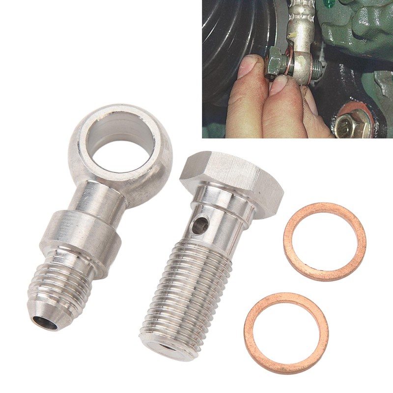 Turbo Oil Feed Banjo High Load Bearing Stainless Steel 4AN