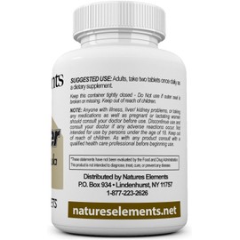 Natures Elements DHT Blocker – Herbal Formula with Saw Palmetto, Fo-Ti & Beta-Sitosterol – Supports Hair Regrowth & Gray Hair Reversal – Non-GMO, Vegetarian - 60 Tablets - Pack of 3