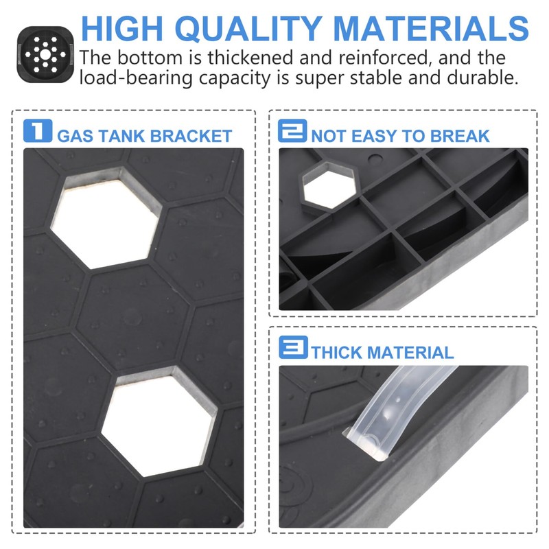 DOITOOL Gas Tank Tray Movable Propane Cylinder Base Propane Tank