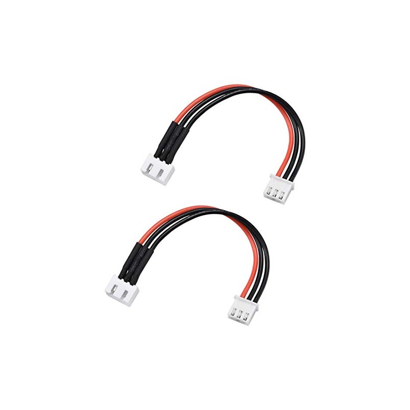uxcell 2S Balance Plug Extension Wire 10CM 2PCS for Lipo