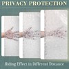 ABLUEN No Hook Shower Curtain or Liner - 8G Heavy