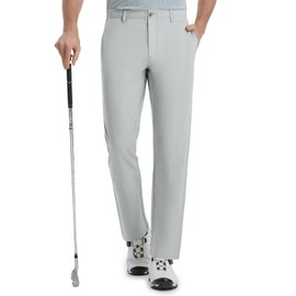 Rouen Golf Pants Men with 4 Pockets Stretch Straight Fit 30"/32"/34" Quick Dry Business Casual Dress Pants for Men
