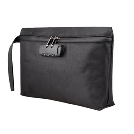 GRACTAKE PW-2 Anti-Theft Waterproof Pouch with Keys, Passbook Holder, Valuables Holder, Security Bag, Dial Type, Password Lock, Improved