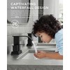 FORIOUS 4 Inch Centerset Matte Black Bathroom Faucet, 2 or