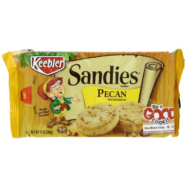 Keebler Pecan Sandies Cookies, 13 Oz (Pack of 6)