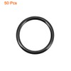 sourcing map Pack of 50 O-Rings Metric Sealing Rings Rubber