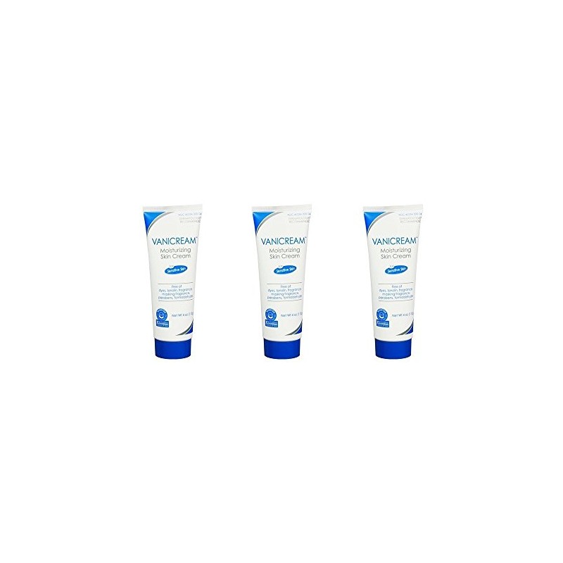 Vanicream Moisturizing Skin Cream for Sensitive Skin, 4 Oz (Pack