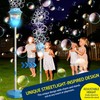 ROHSCE Automatic Bubble Machine with LED Lights & Music, Tall