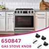 650847 Knob Cooktop Stove Replacements Compatible for Bosch Stove Knobs