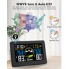 Weather Station Wireless Indoor Outdoor Thermometer, Large Display with Remote