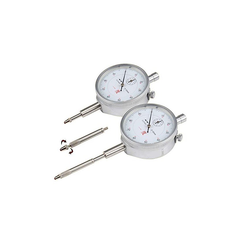 Dial Digital Indicator Extension Stem Rod 5mm Diameter M2.5 Thread
