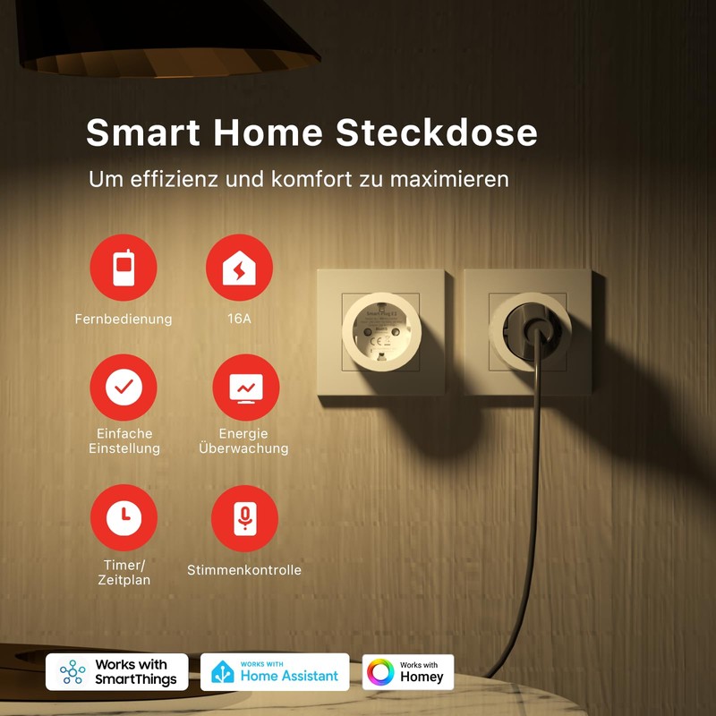THIRDREALITY Smart Plug E3 with Energy Monitoring, Zigbee Repeater, Remote
