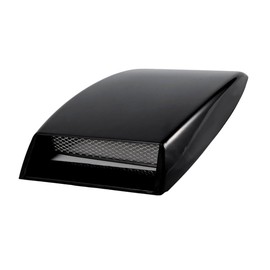 Sugarello Dummy Duct Air Duct Car Hood Aftermarket Car Decoration ABS Dummy Air Intake Intercooler Turbo (Black)