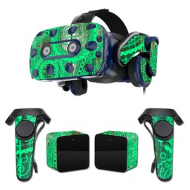 MightySkins Skin Compatible with HTC Vive Pro VR Headset - Vintage Paisley | Protective, Durable, and Unique Vinyl Decal wrap Cover | Easy to Apply, Remove, and Change Styles | Made in The USA