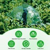 18PCS Green Shrub Bubbler Sprinkler Heads, Adjustable Flow Control Mushroom