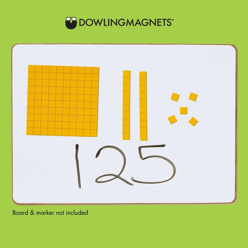 Dowling Magnets Magnetic Base Ten, Set of 62