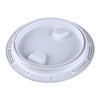 White Boat Hatch 8 Inch Round Non Slip Inspection Hatch