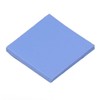 50Pcs CPU Thermal Pads Silicone Shock Proof Insulation Cuttable Thermal