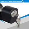 TOPSHINE Trailer Hitch Lock Anti-Theft, Fits 1-7/8", 2", and 2-5/16"