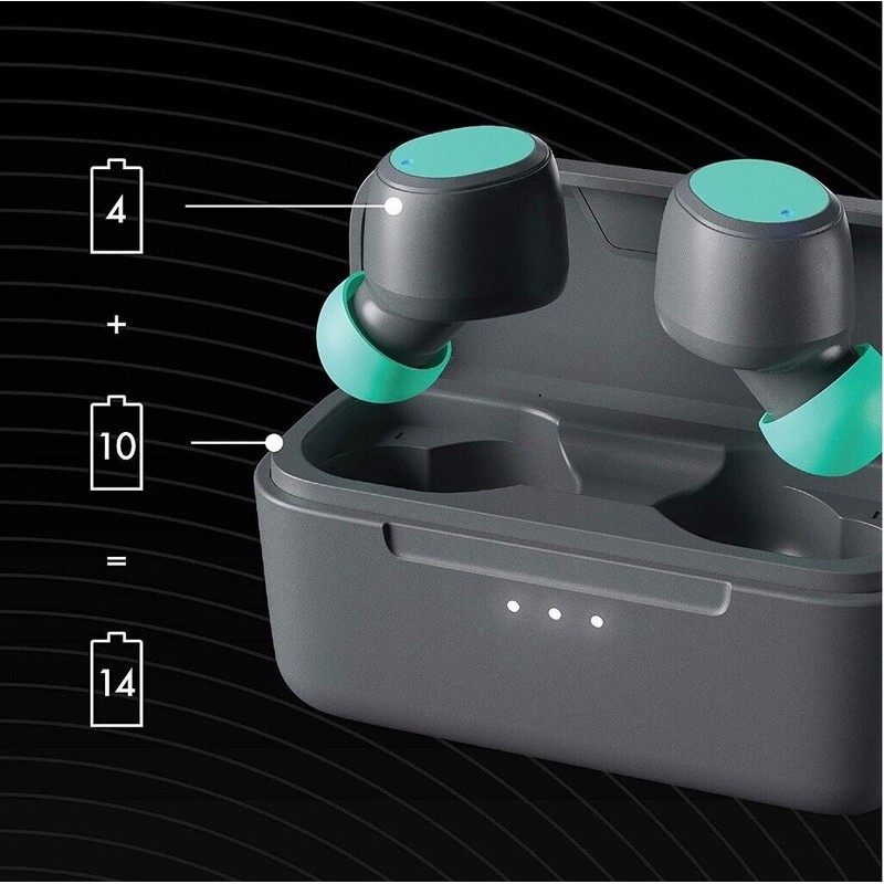 Skullcandy Vinyl by True Wireless Bluetooth EarbudsGrey/Te