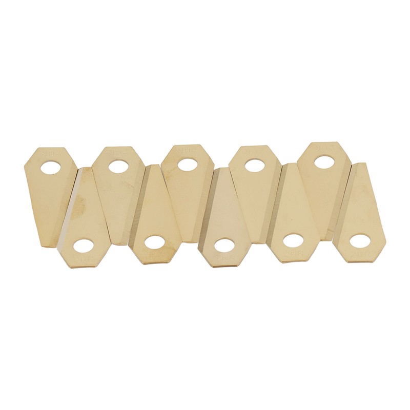 30pcs Robotic Lawnmower Blades Titanium Sturdy Practical Robot Mower Blades