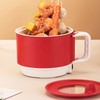 1.8L Electric Cooking Pot Multifunction Efficient Prevents Stick Foldable Handle