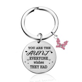 Aunt Gifts Aunt Keychain Mothers Day Gifts For Aunt Best Auntie Ever Gifts Aunts Presents From Niece Nephew Christmas Birthday Gift For Aunts