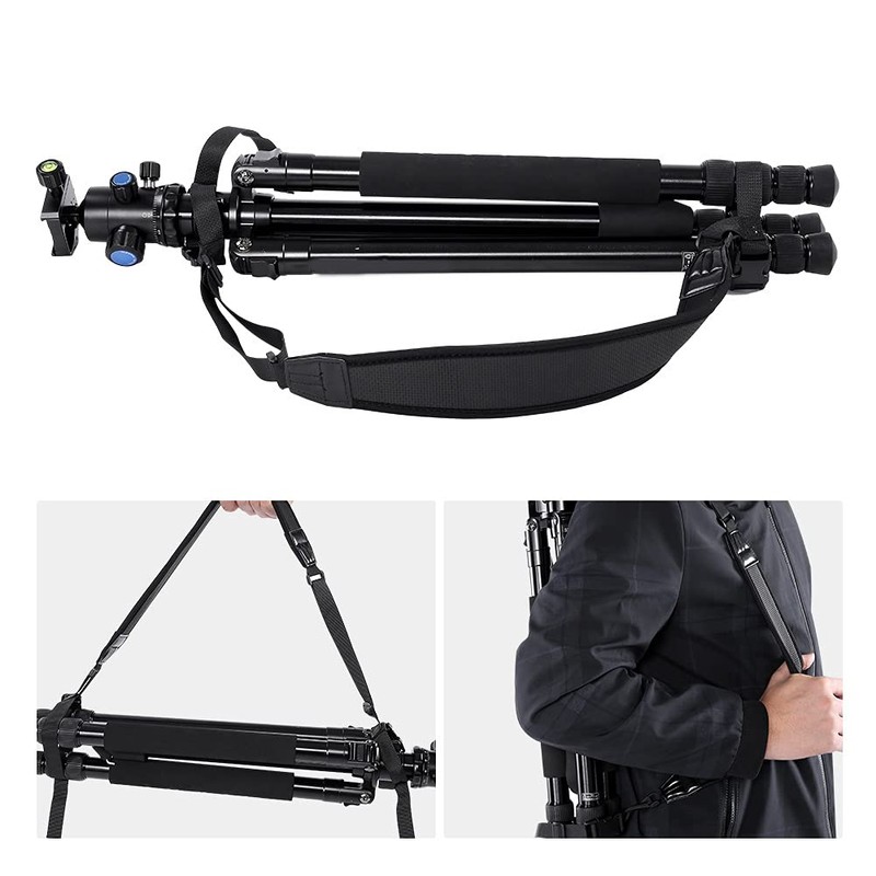 Mugast Tripod Carrying Strap 62-80cm Adjustable Tripod Strap of Nylon