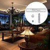 ECUDIS 4" Light Fixture Crossbar, 4 Pack Ceiling Light Plate