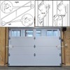 Garage Door Side Lock Inside Deadlock for Most Garage Door
