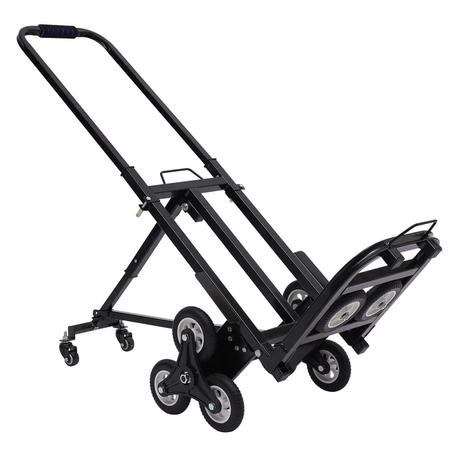Foldable Stair Climbing Cart w/Binding Rope, 330 LBS Portable Climbing ...